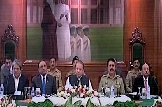 Political, Military leaderships in unison for Karachi peace