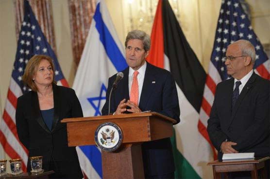 Kerry meets Israeli chief peace negotiator in London   
