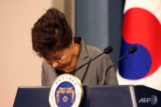 Tearful S. Korea president says responsibility 'lies with me'