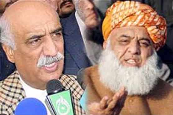 Khurshid Shah, Fazlur Rehman back PM Nawaz's visit to India 