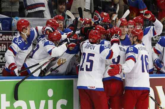 Ice Hockey: Putin watches as Russia win fifth world title