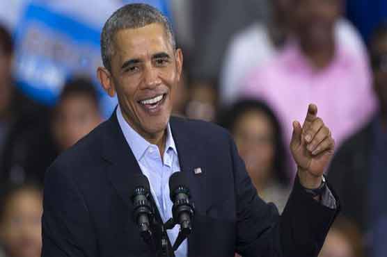 Obama campaigns for Democrat governors