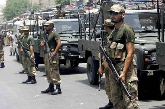 Karachi: Army deployed at sensitive areas on Sindh Govt request 