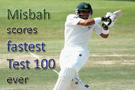 Misbah equals fastest 100 in Test record, Azhar Ali also scores ton