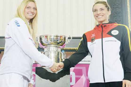 Tennis: Kvitova, Petkovic to clash in Fed Cup final opener