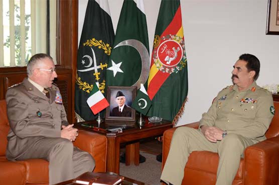 Pak army chief meets Italian chief of staff today