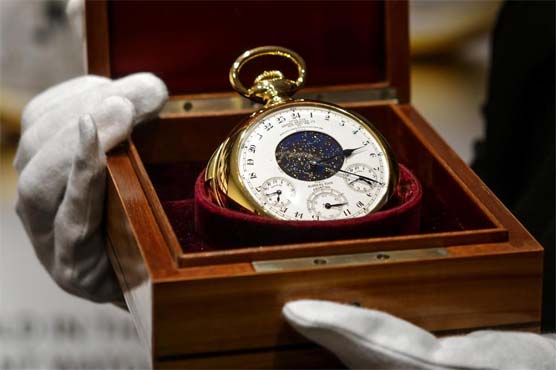 Watch fetches record $21.3 million at Swiss auction 