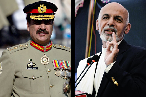 Army Chief meets Afghan President in Rawalpindi