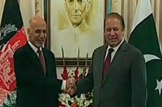 Afghan President meets PM Nawaz in Islamabad 
