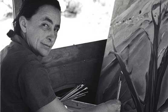 Georgia O'Keeffe's painting sold for 44.4 million dollars