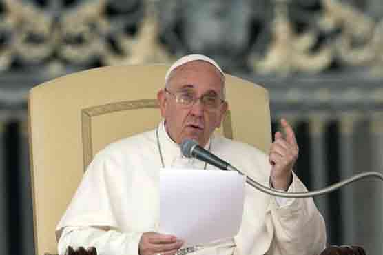 Pope meets with autistic children