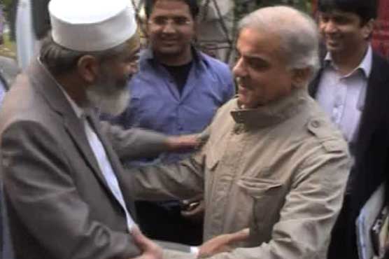 Sirajul Haq meets Shahbaz Sharif, thanks him for cooperation