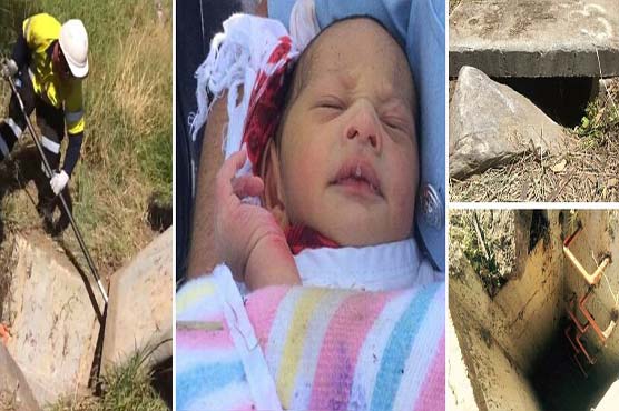 Australian mother charged after baby survives five days in drain