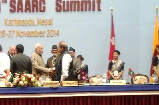 Nawaz, Modi met briefly during retreat at Saarc summit: Indian media