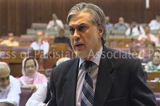 Sit-ins shook investors' confidence: Ishaq Dar presents details in NA