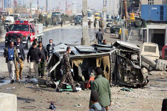 Blasts, gunfire in Kabul after suicide bomber hits UK embassy car