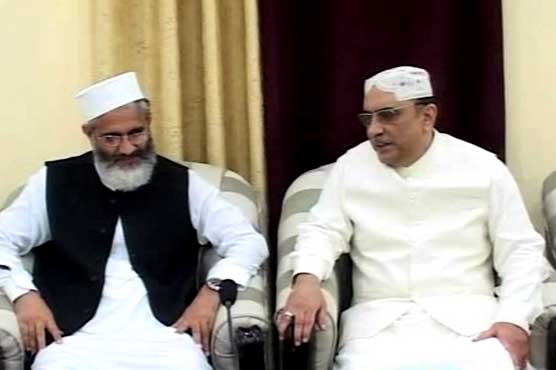 Will continue working on Pakistani agenda: Siraj, Zardari