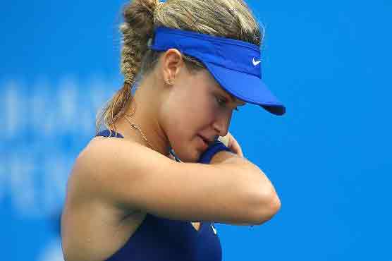 Top-seeded Bouchard pulls out of Linz with injury