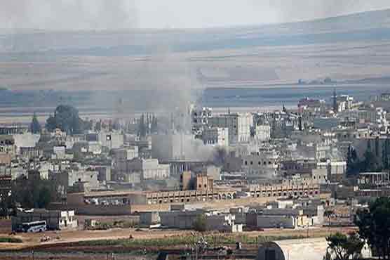 US-led coalition ramps up strikes on Syrian town