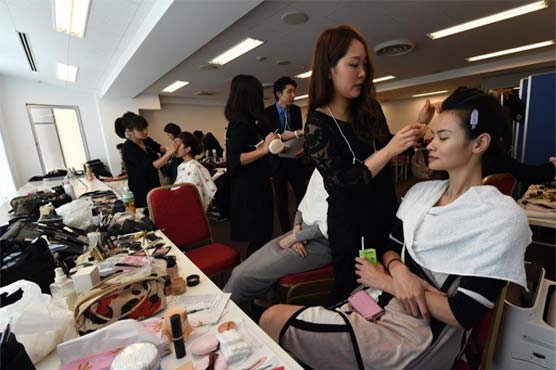 Hours of prep make perfect for Japan model 