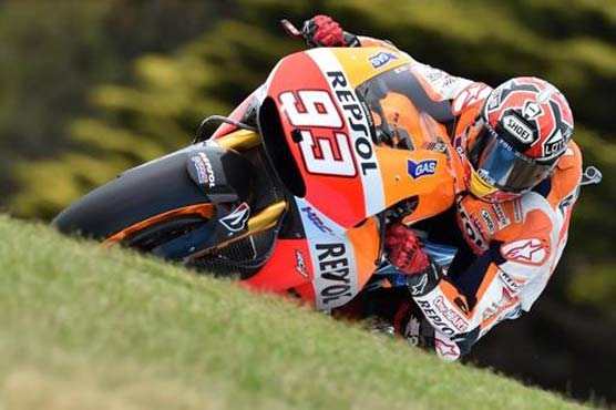 Marquez takes MotoGP pole in Australia