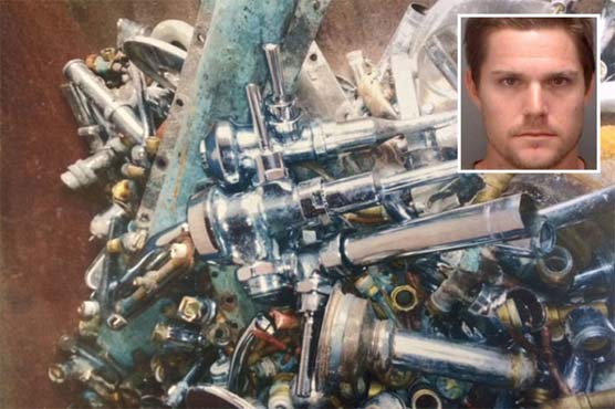 Man accused of stealing restaurant's plumbing