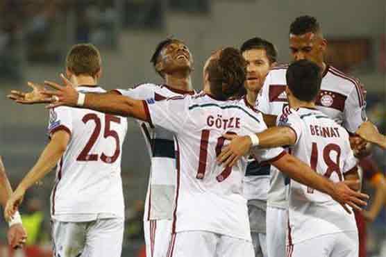 Football: Bayern in seventh heaven after Roma massacre