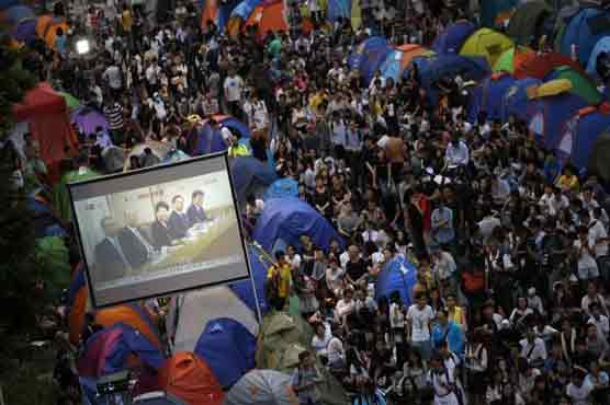 Hong Kong government hopeful for more talks with protesters