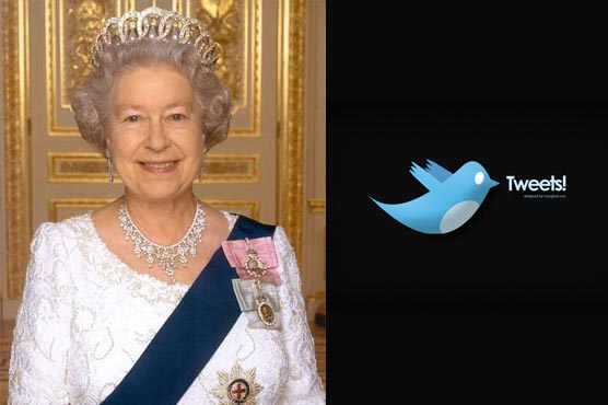 Britain's Queen Elizabeth sends first tweet
