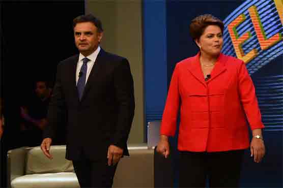 Brazil poll rivals clash over corruption claim