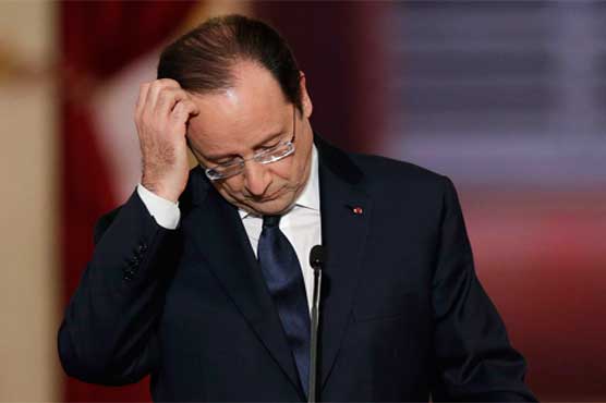 French president in trouble, in public and private