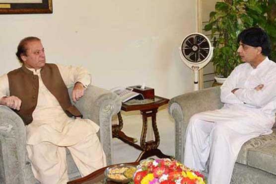 Ch Nisar meets PM, insists to respond to Aitzaz 