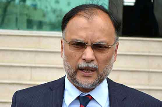 Sit-ins inappropriate during floods: Ahsan Iqbal