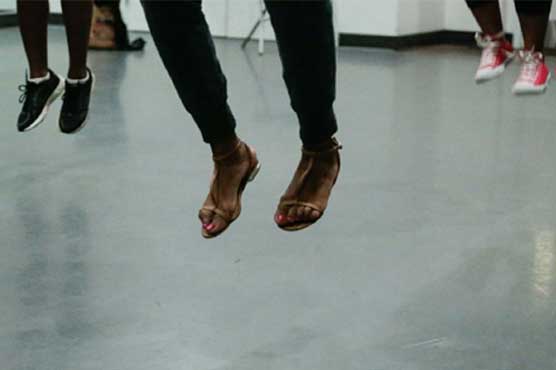 Stepping bursts into world of high fashion