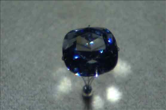"Blue Moon" diamond unveiled in LA