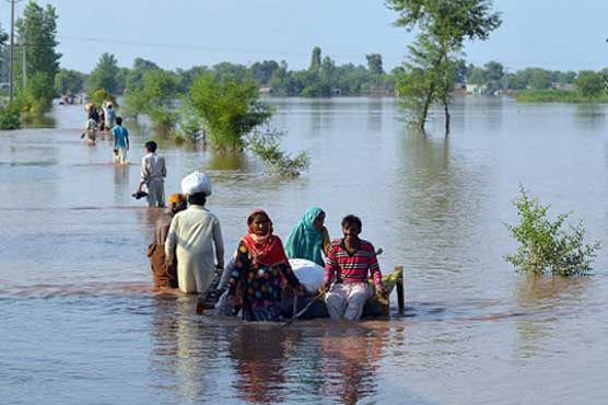 Water torrent headed towards Sindh