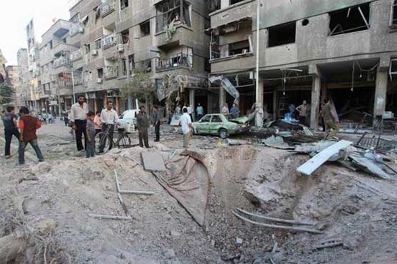 Nearly 50 dead in Syria air strikes on central province: monitor