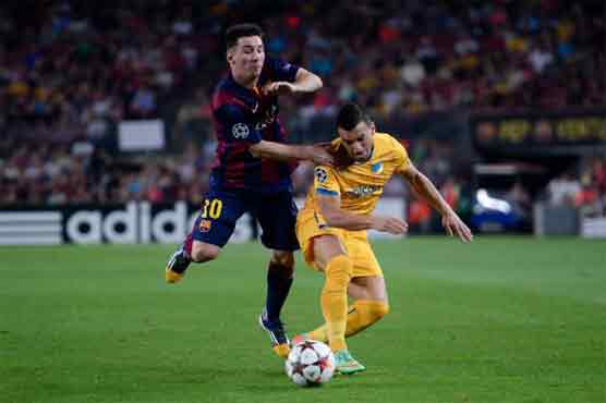 Barca beat APOEL 1-0 in Champions League opener