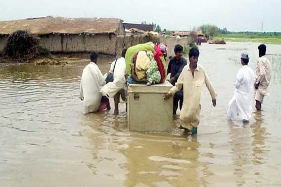 Water level continues to rise at Guddu barrage; low-lying areas inundated