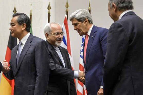  Kerry, Iran FM discuss nuclear talks, Islamic State