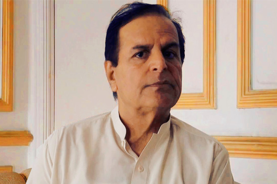 Javed Hashmi submits nomination papers for NA-149 by-elections