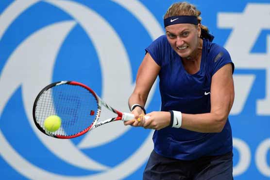 Tennis: Kvitova ends Garcia heroics to make Wuhan semis