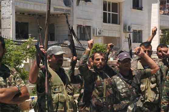 Syria army takes key rebel-held town near capital