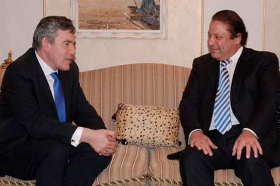 Gordon Brown meets PM Nawaz, discusses promotion of education