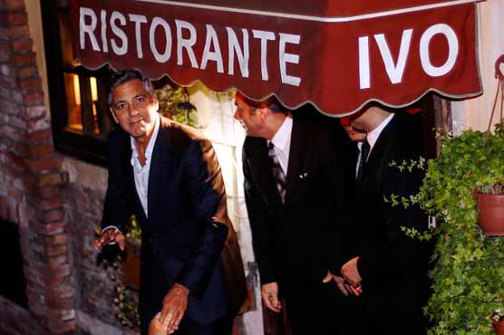 Tequila and cigars: Clooney's stag party in Venice 