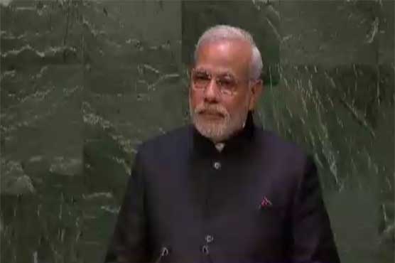 Modi invokes ancient Indian tradition in UN debut
