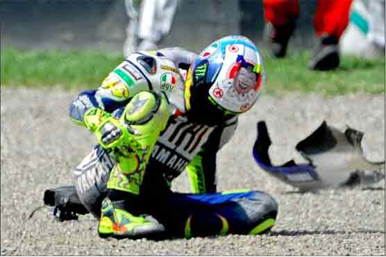 Motorcycling: Rossi taken to hospital after Aragon GP crash
