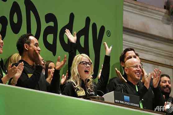 GoDaddy races higher in Wall Street debut