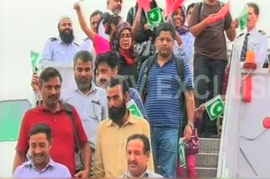 Plane carrying 176 Pakistanis from Djibouti lands in Islamabad