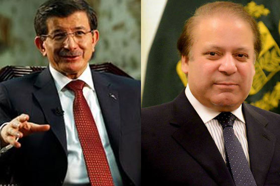PM Nawaz meets Turkish counterpart in Ankara 